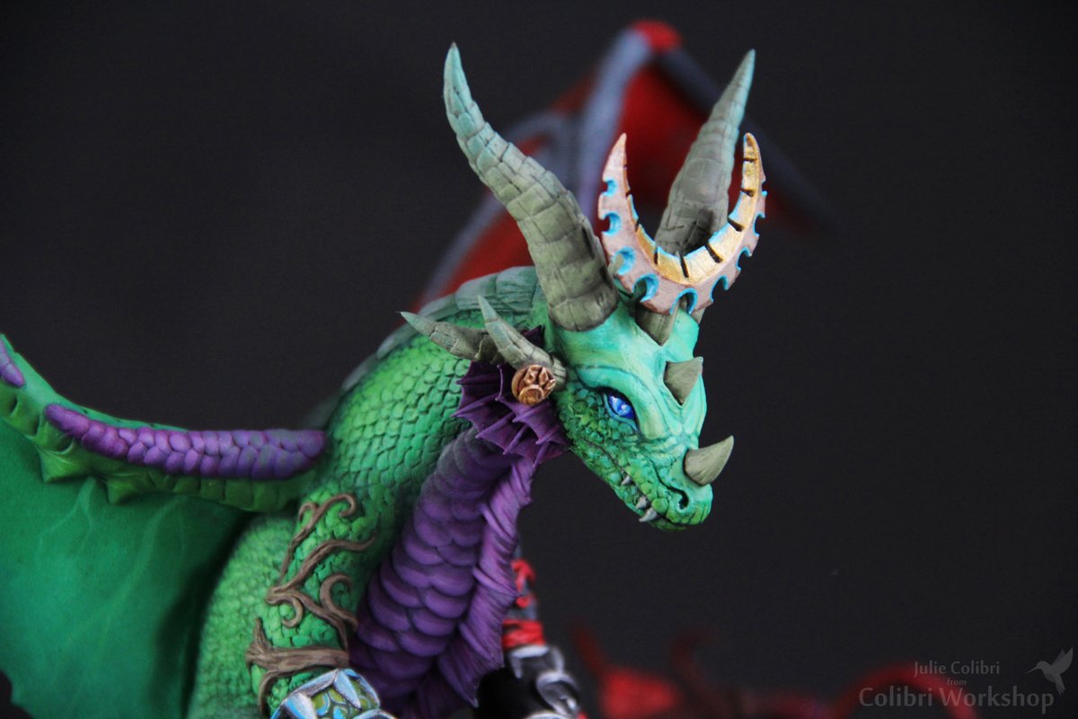 JulieColibri's tweet photo. Ysera <The Dreamer>🐉
Wingspan - 15,1 inch, height - 9,8 inch, depth - 10,6 inch.
Materials: air-dry clay Amos iClay, polymer clay SuperSculpey, acrylic paints, metal wire, wooden base.
(PERSONAL COMISSION)
#warcraft #druid #art #dragon #ysera #craft #worldofwarcraft #sculpture https://t.co/mphAGjFLU4