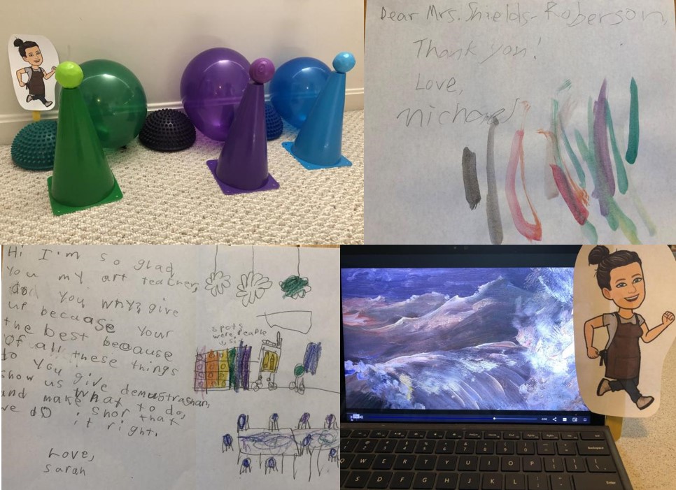 YSESART's tweet photo. When I receive pictures and notes like these from our Flat Art Teacher Adventures, it makes me miss my artists even more. 🥰🎨😭
#ArtMatters
#ArtEdIsEssential
#inspiredreamcreate
@dana_covey https://t.co/AmjGIWzjai
