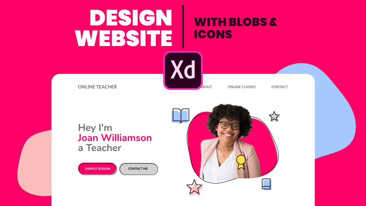 DeeDesign2's tweet photo. Adobe XD Web Design Tutorial for Beginners using Blobs and Icons https://t.co/YtiIm73Fp4
@AdobeXD #feathericons #websitedesign #uidesign #ui #adobexdtutorial @YouTubeIndia #uiinspiration https://t.co/llmvm2nKQJ