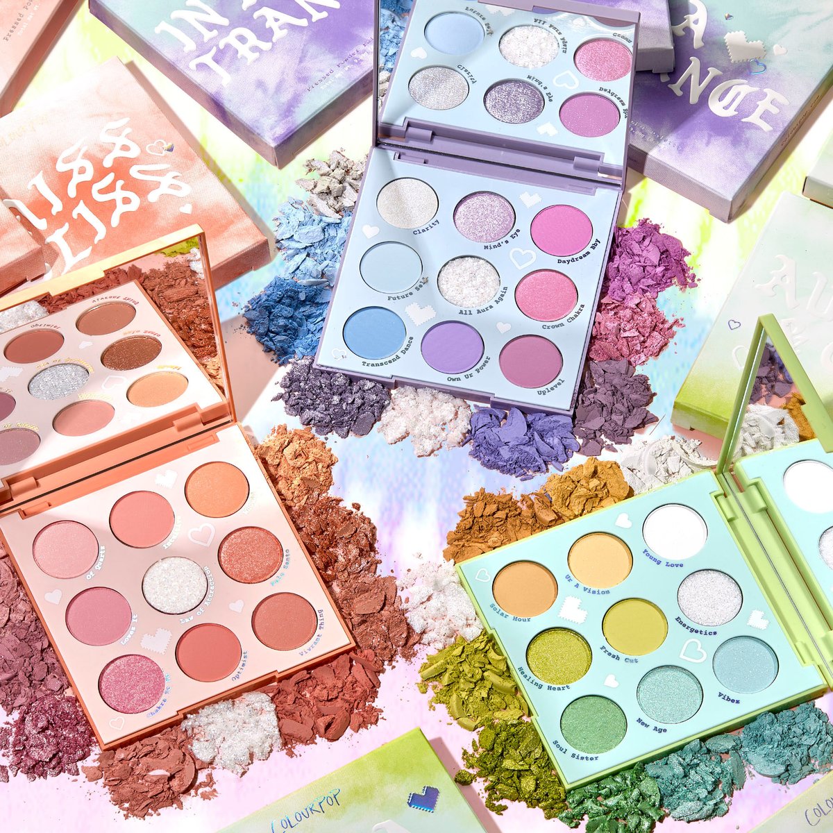 🌈 Introducing the TIE DYE Collection 🌈

 Available NOW at Colourpop.com