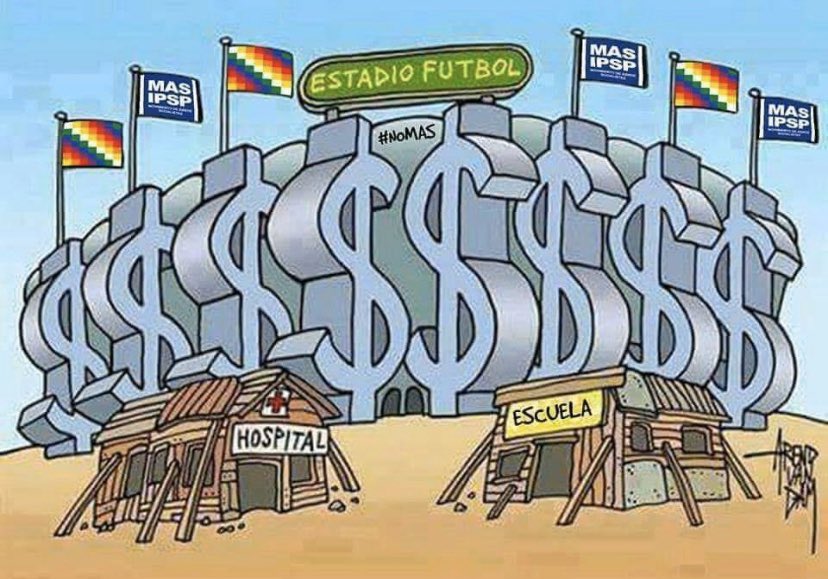 SOSBOLIVIA2019's tweet photo. Así dejo Evo Morales a Bolivia .... @evoespueblo @CNNEE @soyfdelrincon @camilocnn @ONU_derechos https://t.co/OXJoOQriJw