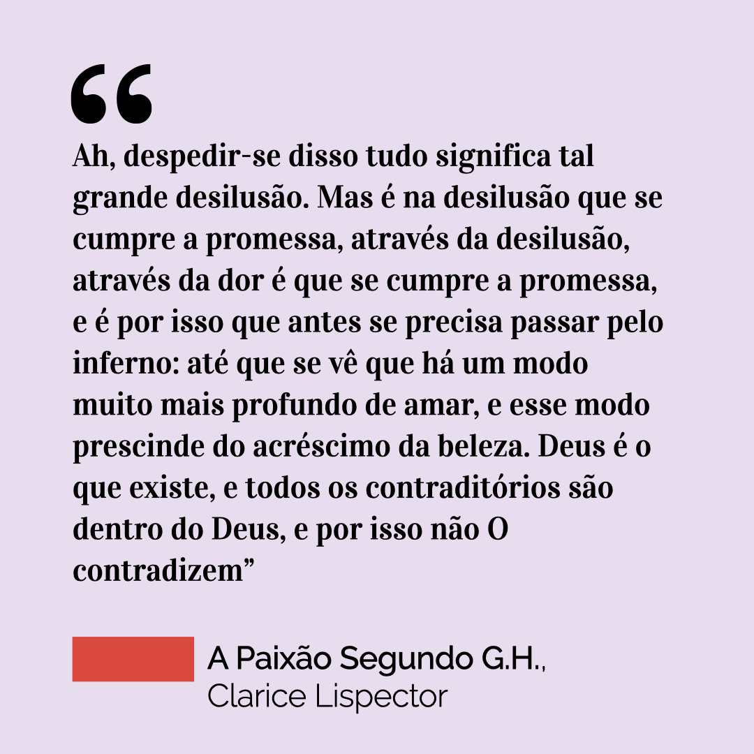 #MeuTrechoFavorito Convidamos o pernambucano Erick Monteiro (@erickvolgo) para ler seu fragmento literário predileto pra gente. Ele escolheu um trecho de 'A Paixão Segundo G.H.', romance de #ClariceLispector #grifeinumlivro #APaixãoSegundoGH