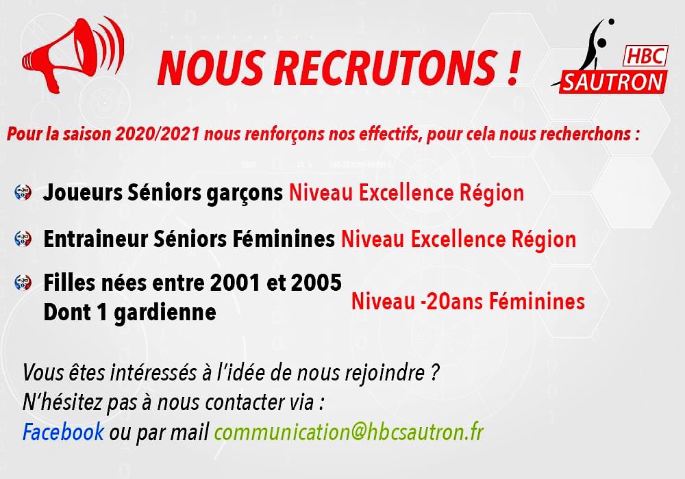 hbcsautron's tweet photo. Amis handballeurs rejoignez-nous ! Toutes les personnes motivées sont les bienvenues 🤝 https://t.co/tqhF3D64XG