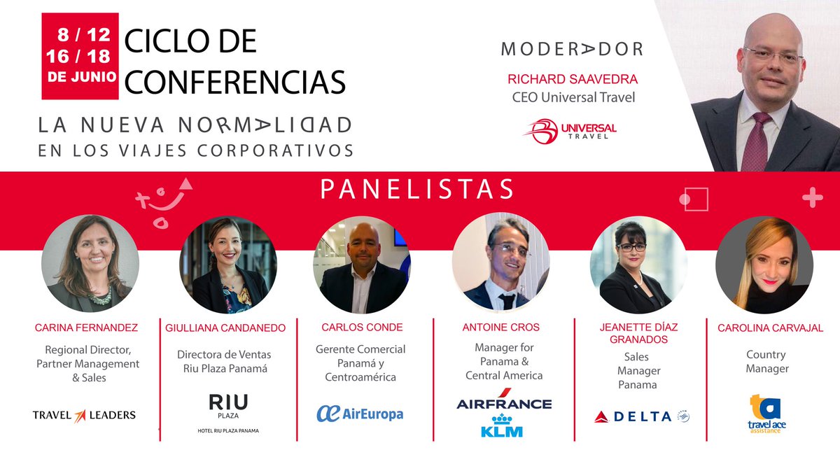 UniversalLatam's tweet photo. En nuestra conferencia de mañana viernes 12 de junio, nos acompañarán los siguientes panelistas ⬇️⬇️ ¿ya te registraste? https://t.co/pSjM1z9t80