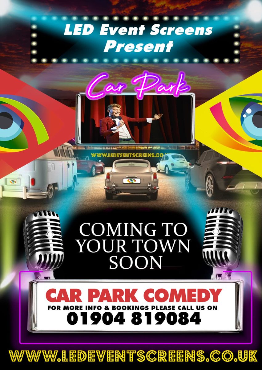 Ledeventscreen1's tweet photo. Led Event Screens are holding a variety of Drive In Evenings.
• Comedy Nights 
• Quiz Nights 
• Bingo Nights 
• Live Music Events 
We are looking for local entertainers to get involved in bringing back entertainment.
Facebook Led Event Screens 
#outdoorcinema #driveincinema https://t.co/YX64PcCub1