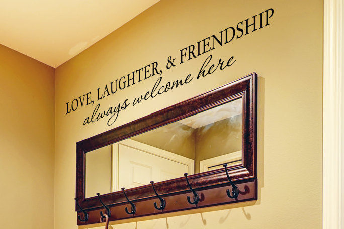 empressived's tweet photo. ★★★★★ "Great service and nice product. I love the look on my wall." Barbara L. https://t.co/rTGQhvw4p4 #etsy #housewarming #mothersday #entryway #entrywaydecor #welcomesign #frontdoordecor #entrywaysign #frontdoordecal #lovelaughter https://t.co/Q8C1QohOiw