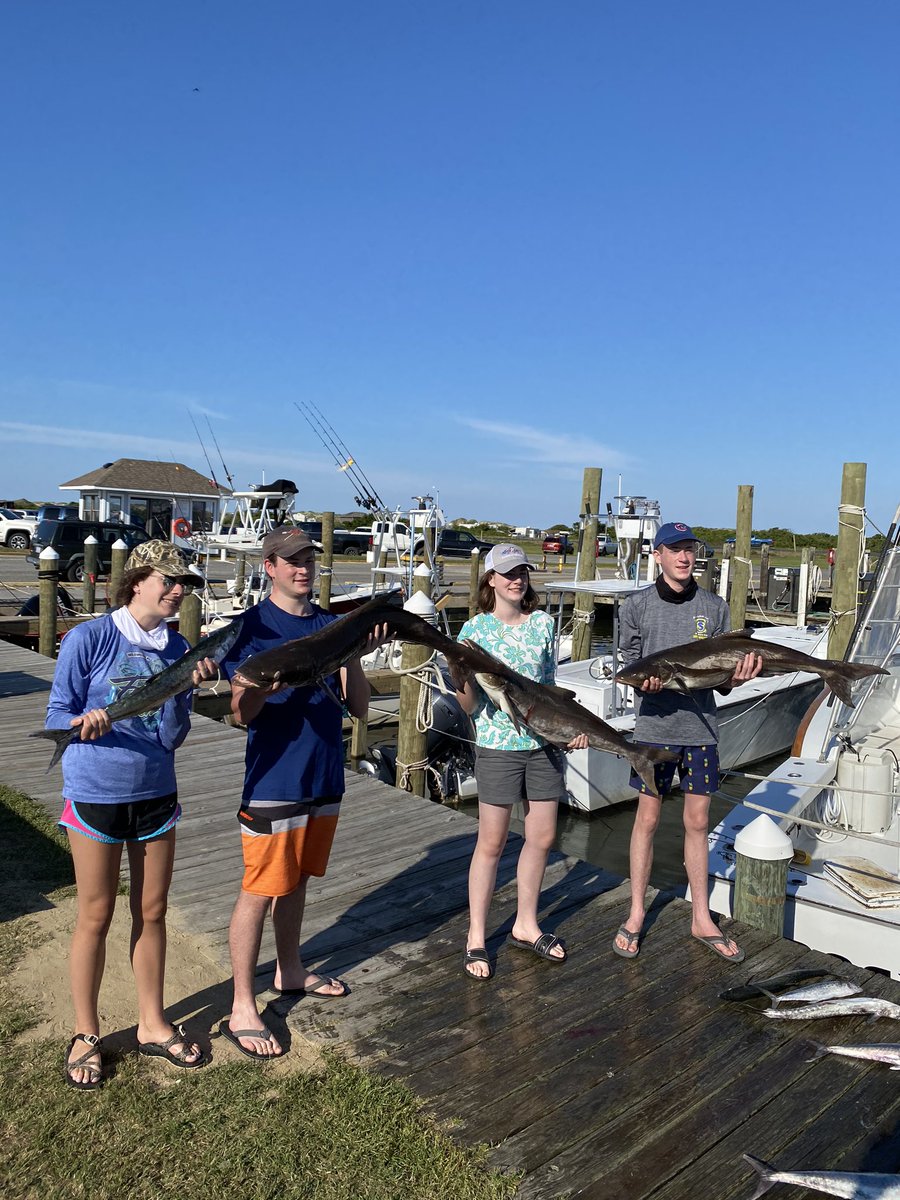 Cobia and Mackerels with the family. Thanks to #RockSolidFishing. Was a great way to celebrate #NationalFishingandBoatingWeek. Keep it up America!