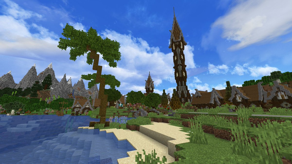 PlayerGabriel4's tweet photo. Algumas prints do meu mapa #survival no #Minecraft
Priorizei mostrar a torre que acabei de construir, que possui 104 bloco de altura.
As prints foram tiradas com a Textura Realista do @VictorFahez.
#orgulhobuilder #minecraftart #MinecraftServer Tem alguma dica @canaldoeokor https://t.co/YwZbZhveiE