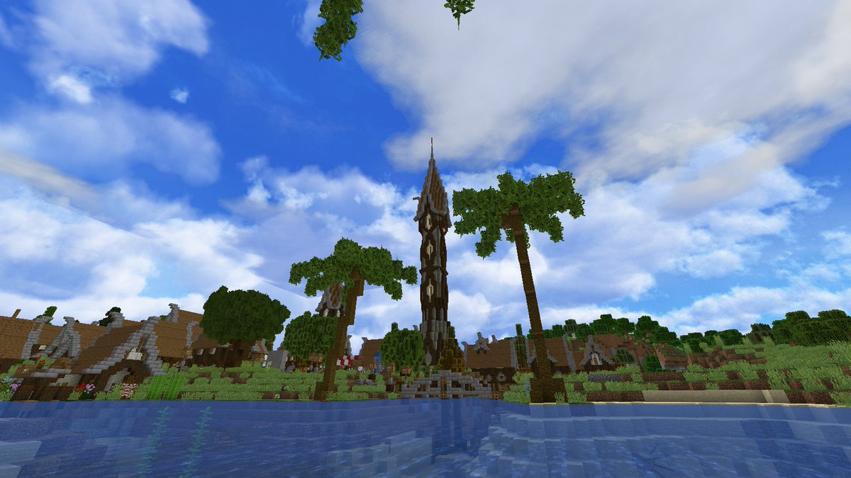 PlayerGabriel4's tweet photo. Algumas prints do meu mapa #survival no #Minecraft
Priorizei mostrar a torre que acabei de construir, que possui 104 bloco de altura.
As prints foram tiradas com a Textura Realista do @VictorFahez.
#orgulhobuilder #minecraftart #MinecraftServer Tem alguma dica @canaldoeokor https://t.co/YwZbZhveiE