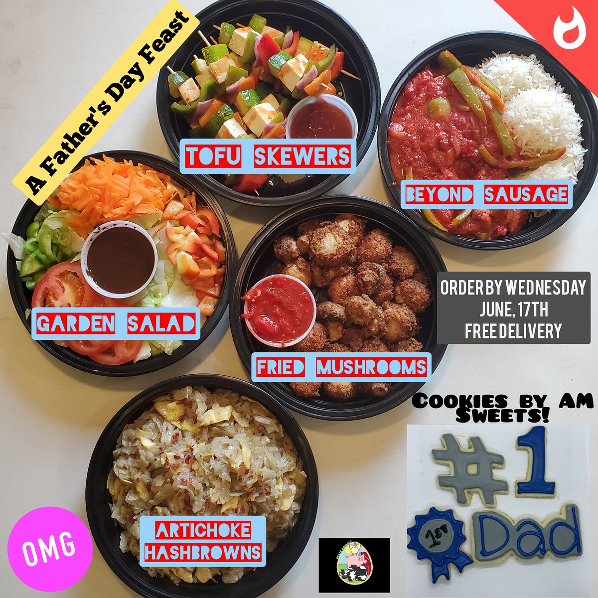 Vegan and Gluten Free Father's Day Feast!