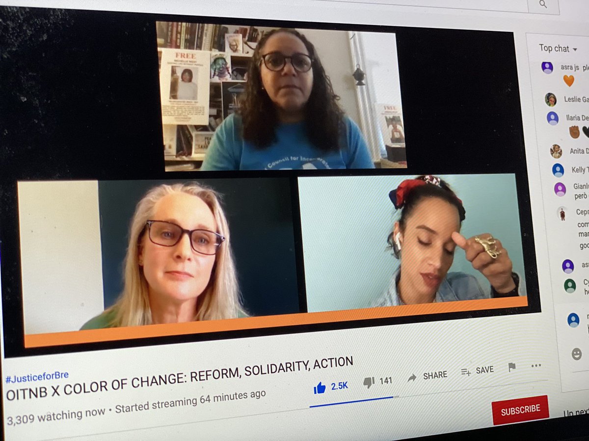 Thank you @Piper @andreacjames for the incredible work you do holding the prison industrial complex accountable & fighting to change the conditions for incarcerated women and young girls. gofundme.com/PWF @OITNB #ThePousseyWashingtonFoundation