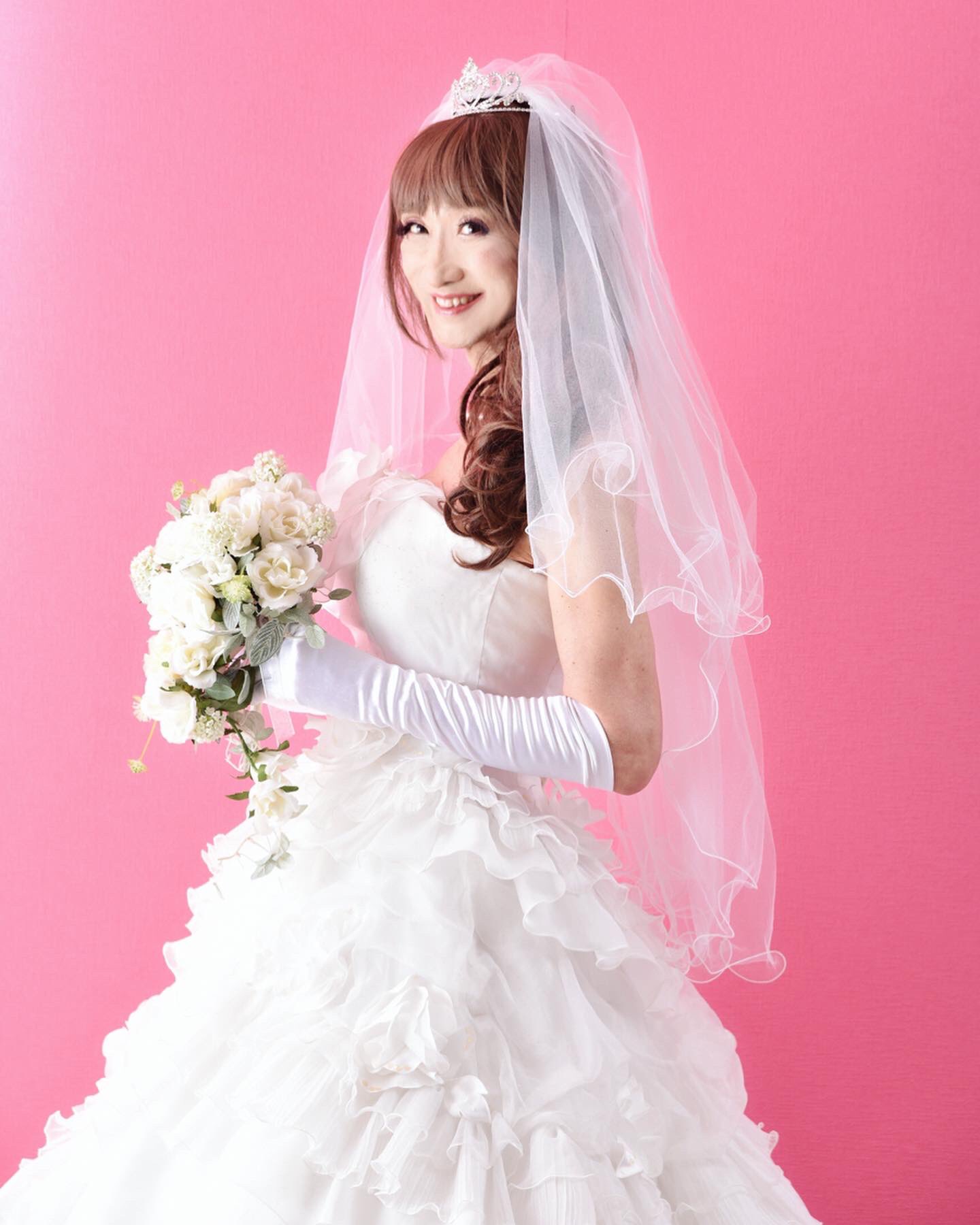 女装娘の花嫁 おはようございます😊💕 ウェディングドレス着ると、やっぱり心がときめきますね💓  リアル女子の何倍も、いろんなウェディングドレス着られるのも、男の娘の特権です💖 #ブライダルモデル #男の娘 #男の娘モデル #女装モデル #女装さんと繋がりたい  https ...