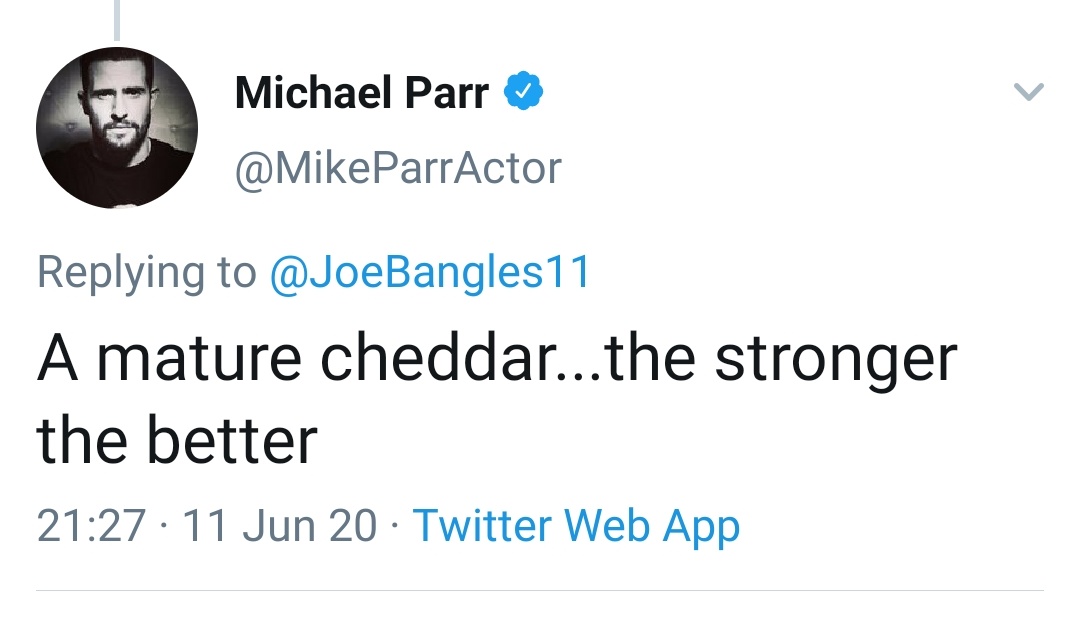 A massive thank you to  @Jason__Watkins,  @JeffreyGuterman and  @HeadieOne for your replies!To find out more celebrity cheese favourites, you can check out this pinned tweet or visit  http://joebangles.co.uk  #ThursdayThoughts #ThursdayMotivation #PS5  