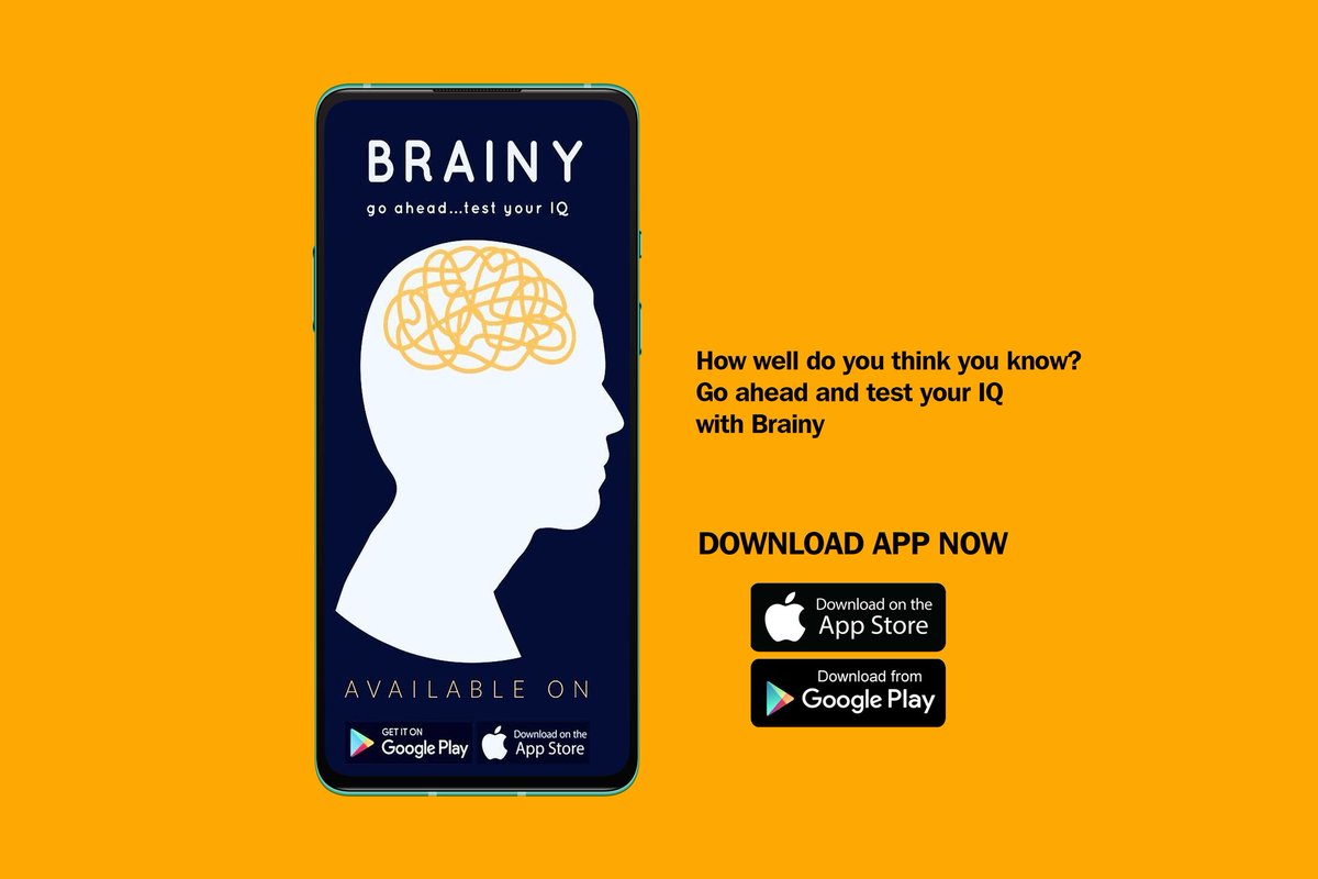 twinisdesign's tweet photo. Brain it on and find out if you are a Genius with this new BrainyApp. #Brainy #IQ #TeamAvengers #hnginternship #hng #100DaysOfCode https://t.co/vi0mzs7d97