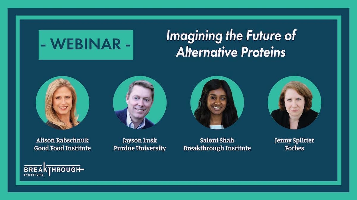 GoodFoodInst's tweet photo. How will the pandemic impact the alt-protein sector? GFI's @rabschnuk joins @JaysonLusk, @jennysplitter, and @SaloniShah101 for a webinar on Imagining the Future of #AlternativeProteins presented by @TheBTI. 

June 16, 1 PM EST
Register now: https://t.co/e9P6xr5jPR https://t.co/BuOnxx381U