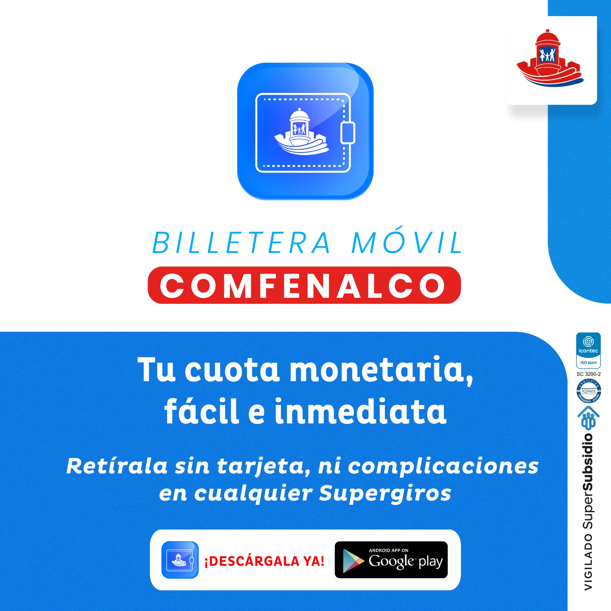Billetera comfenalco sales