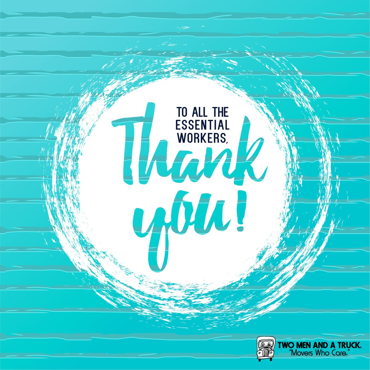 TwoMenDestin's tweet photo. We can't say this enough. Thank you to all of the essential workers taking care of our community.

#ThankfulThursday #MoversWhoCare #MovingPeopleForward https://t.co/R1RBRHgovL