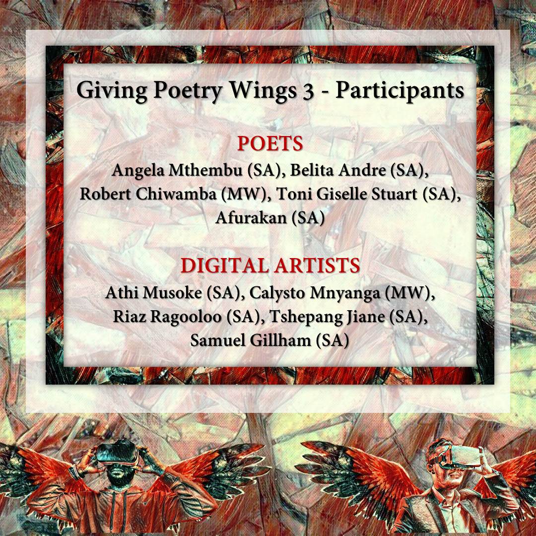 kvnobi's tweet photo. Representing #Malawi alongside @Ochiwamba1 in 3rd Edition of #GivingPoetryWings. Follow @Radioactive_Hub for more updates
#VirtualNAF #NAF2020 #vNAF2020 https://t.co/OXMuBUUtNO