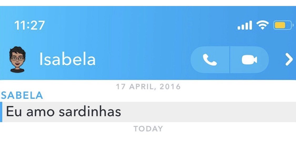 _letsko's tweet photo. início de um sonho (isabela dando em cima de mim no snapchat em 2016) // deu tudo certo https://t.co/2r7JUJR5OQ