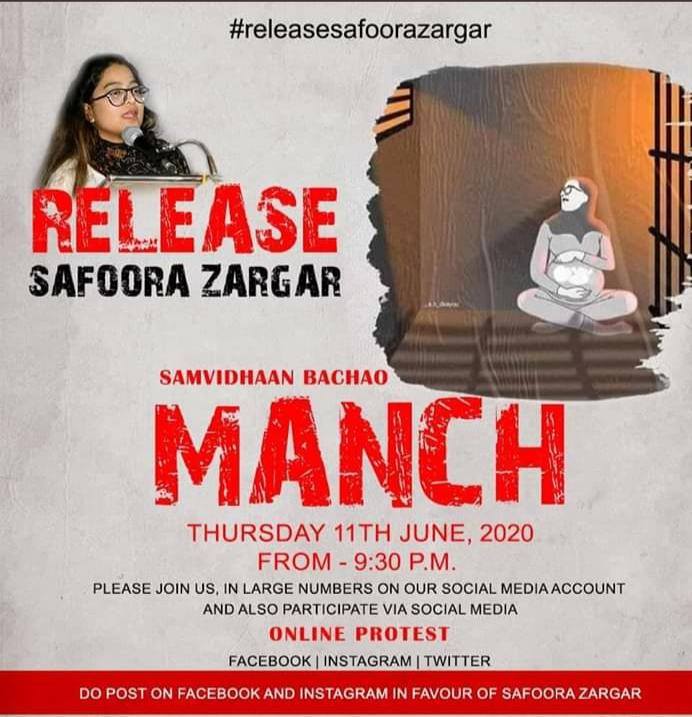 Rahul_YD_1_C's tweet image. #ReleaseSafooraZargar
We live in a country where a peaceful protester is being prisoned for a false charge of inciting violence,  and a hate speecher is roaming free after inciting a violence ...
#stopselectiveoutrage
#ReleaseSafooraZargar