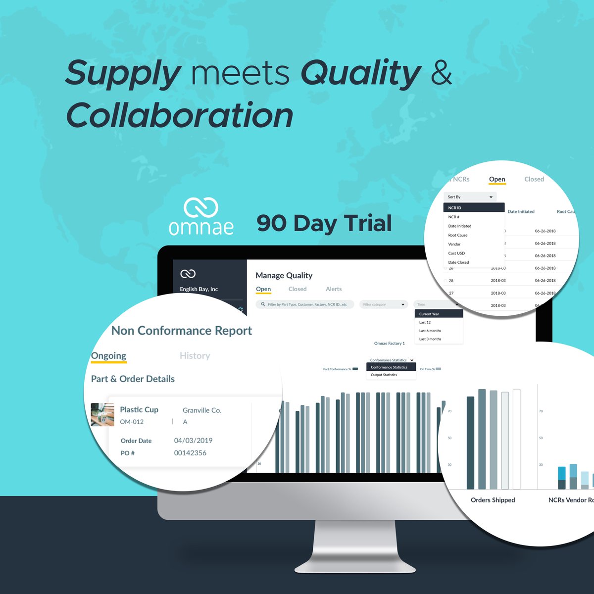OmnaeGlobal's tweet photo. Omnae brings together fully integrated Supplier Relationship
Management (SRM), Quality Management System(QMS) and lite Product Lifecycle
Management (PLM) systems in one platform. Learn how it works &amp; Book a Consult on https://t.co/Ryuch6Xds5 #omnae #supplyweb #supplychain https://t.co/KYhCSIQiz3