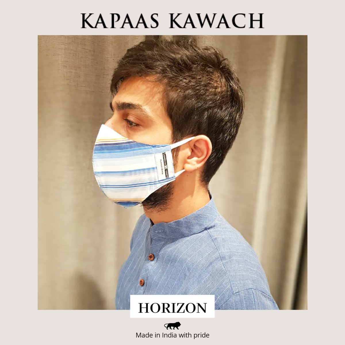 GargeeDesigner's tweet photo. Our reusable high-fashion cotton #facemask "KAPAAS KAWACH" is available in Adult and kids size. It comes with a 3D structured and soft foldable elastic.

DM to buy or call us at: +91-9654404747, +91-9999400299
-

#gargeedesigners #gargeecares #kapaaskawach #StayHomeStaySafe https://t.co/2B1oW9p7kk