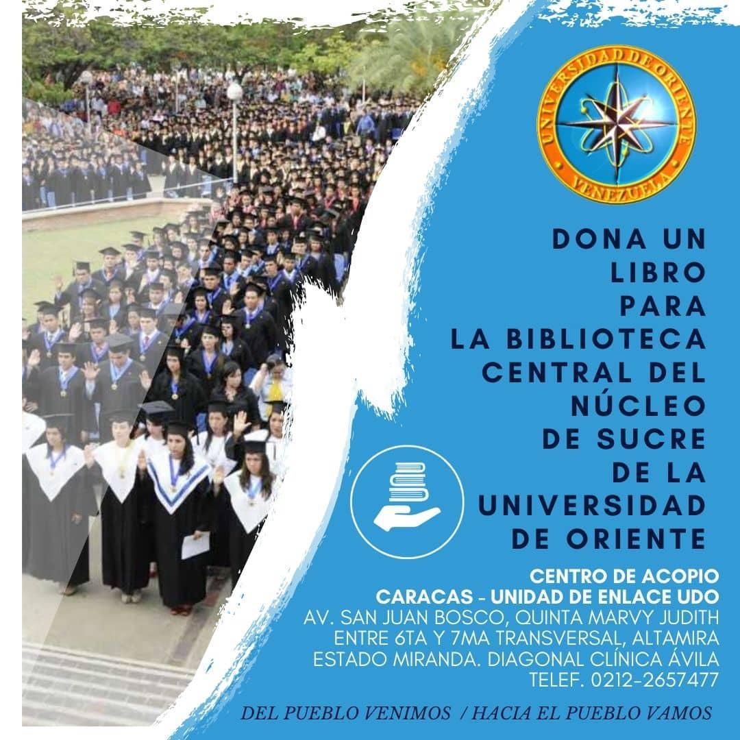 VenteVenezuela's tweet photo. El pasado 1ro de junio fue incendiada la biblioteca central del núcleo de Sucre de la @UDO_VE.
Te invitamos a donar un libro para ayudar en la restauración de tan importante biblioteca para nuestro país.
#11Jun
#UdoResiste https://t.co/EE9gi6kSA3