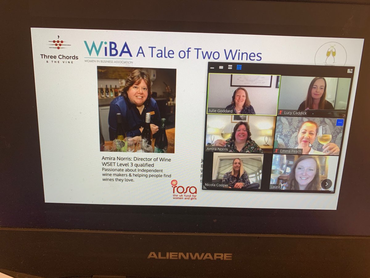 Our virtual wine tasting evening has just kicked off, cheers everyone!