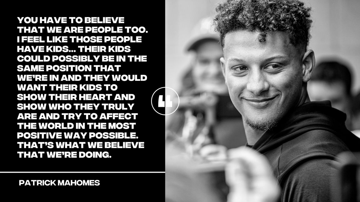 “Keep doing you, Patrick."