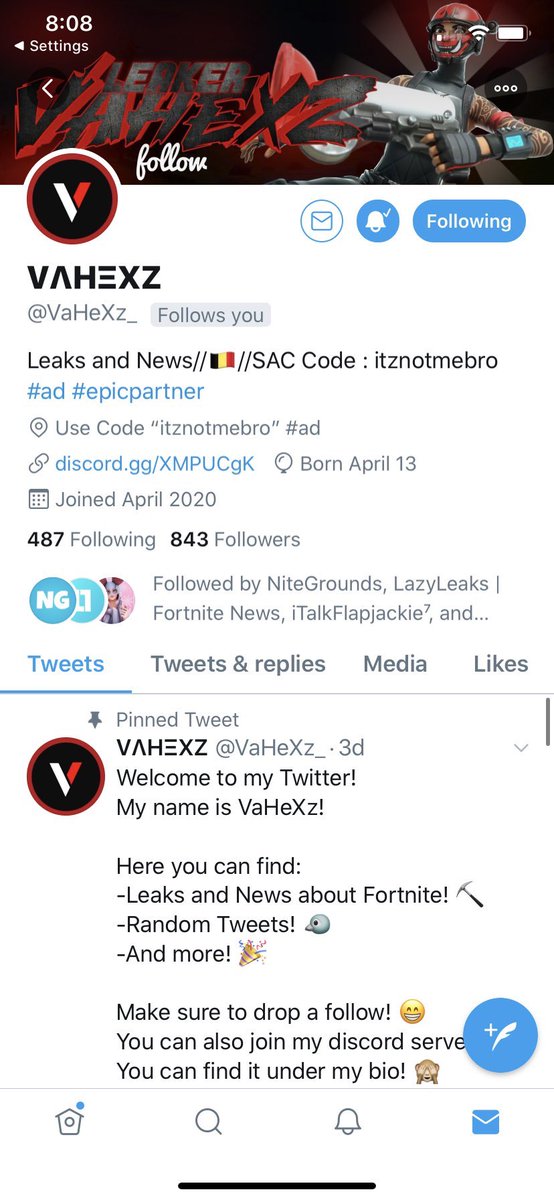 VaHeXz tweet picture