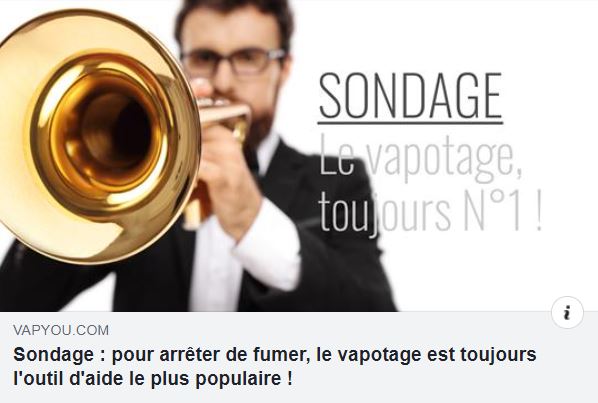 Deux ans après l’estimation officielle de Santé Publique France, un nouveau sondage confirme que le vapotage reste l’outil d’aide le plus populaire pour arrêter de fumer.
vapyou.com/sondage-arrete…