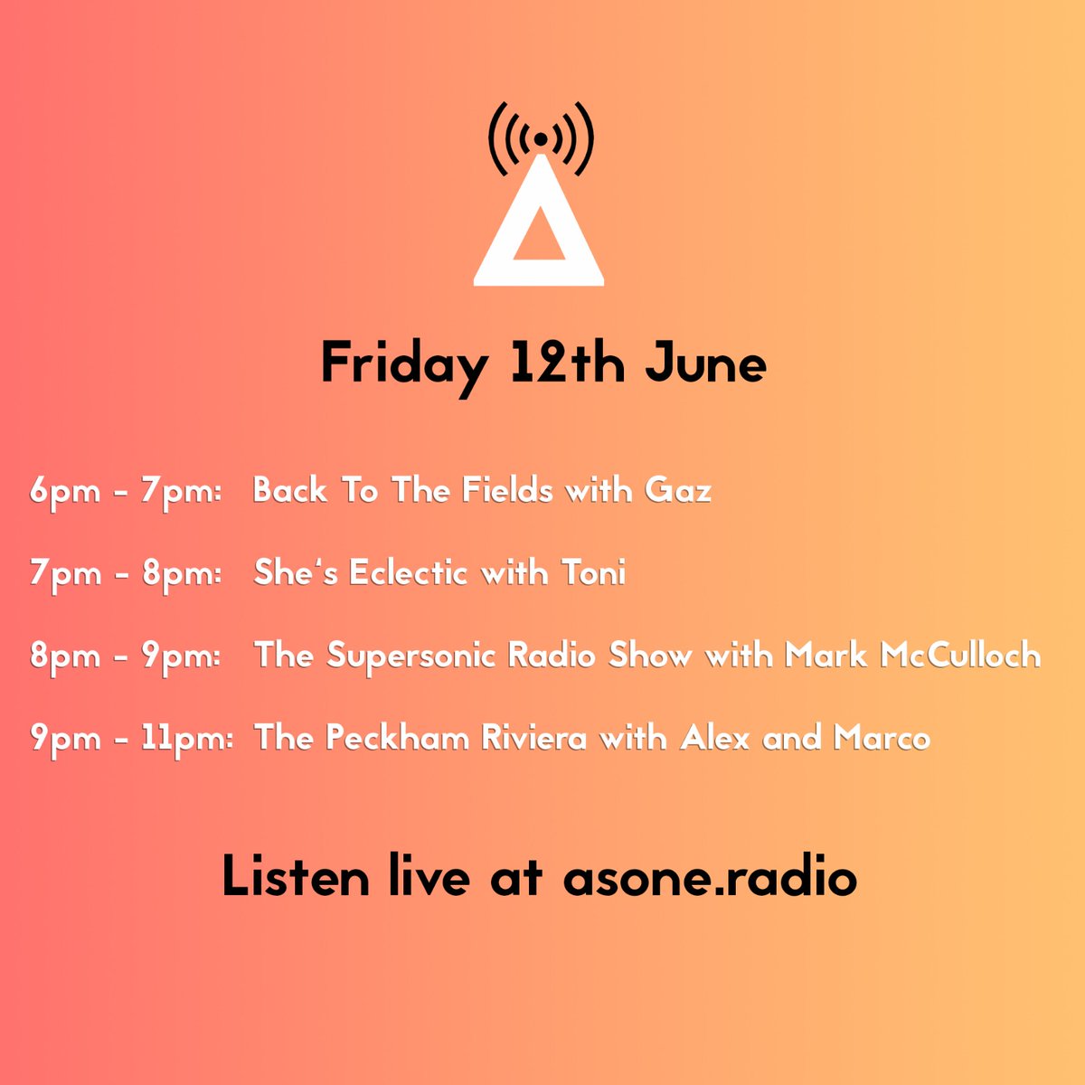 As One Radio tweet media