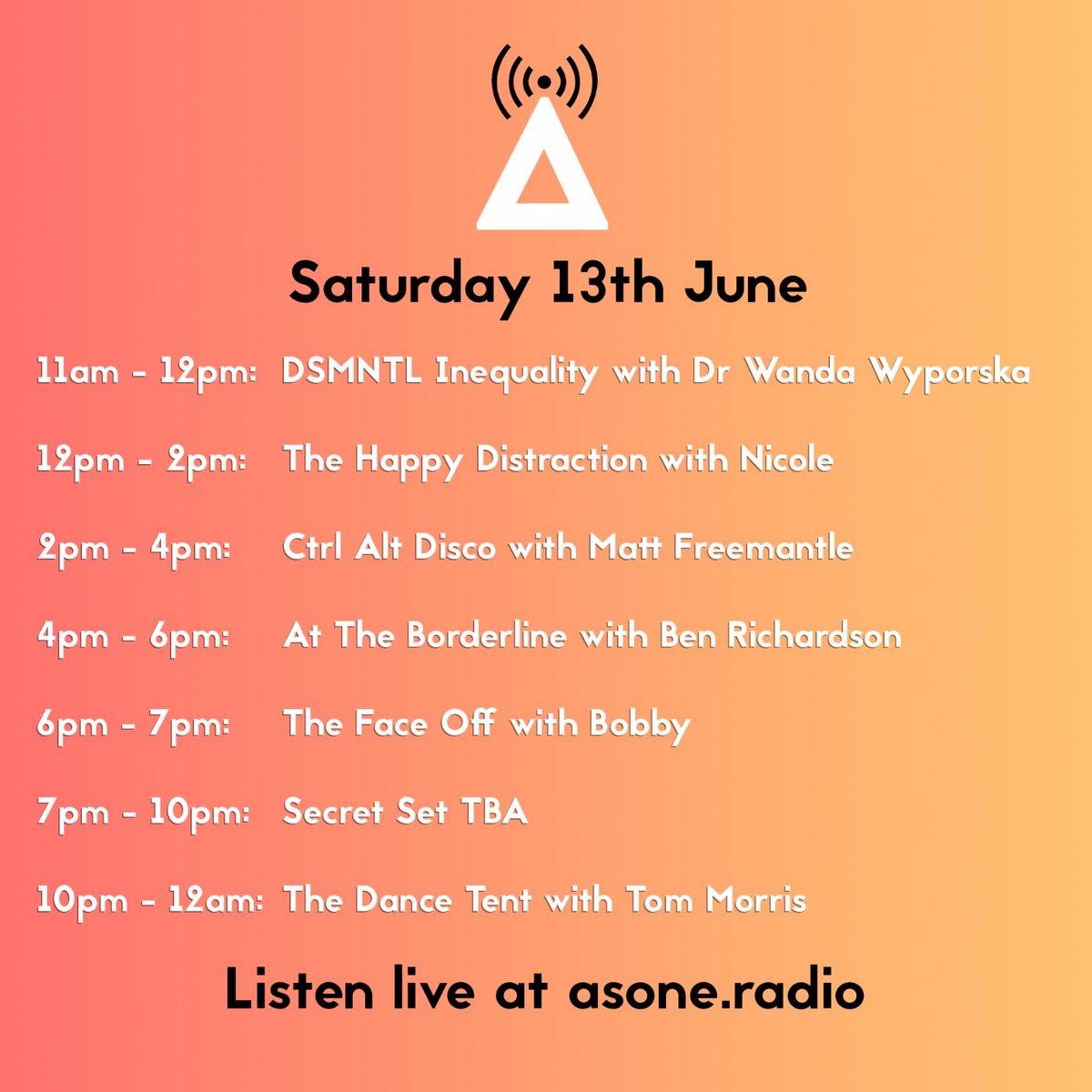 As One Radio tweet media