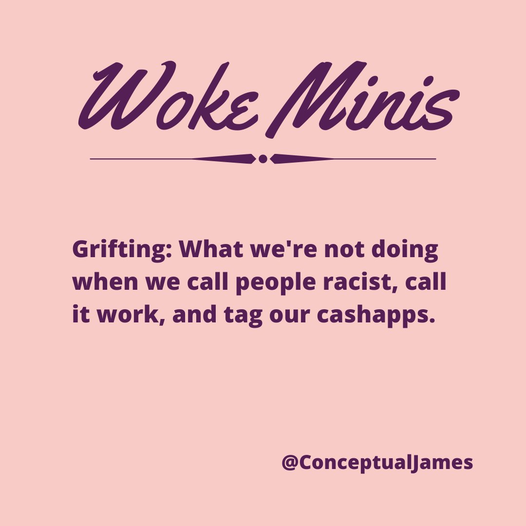  #WokeMinis  #Grifting  #Grifter