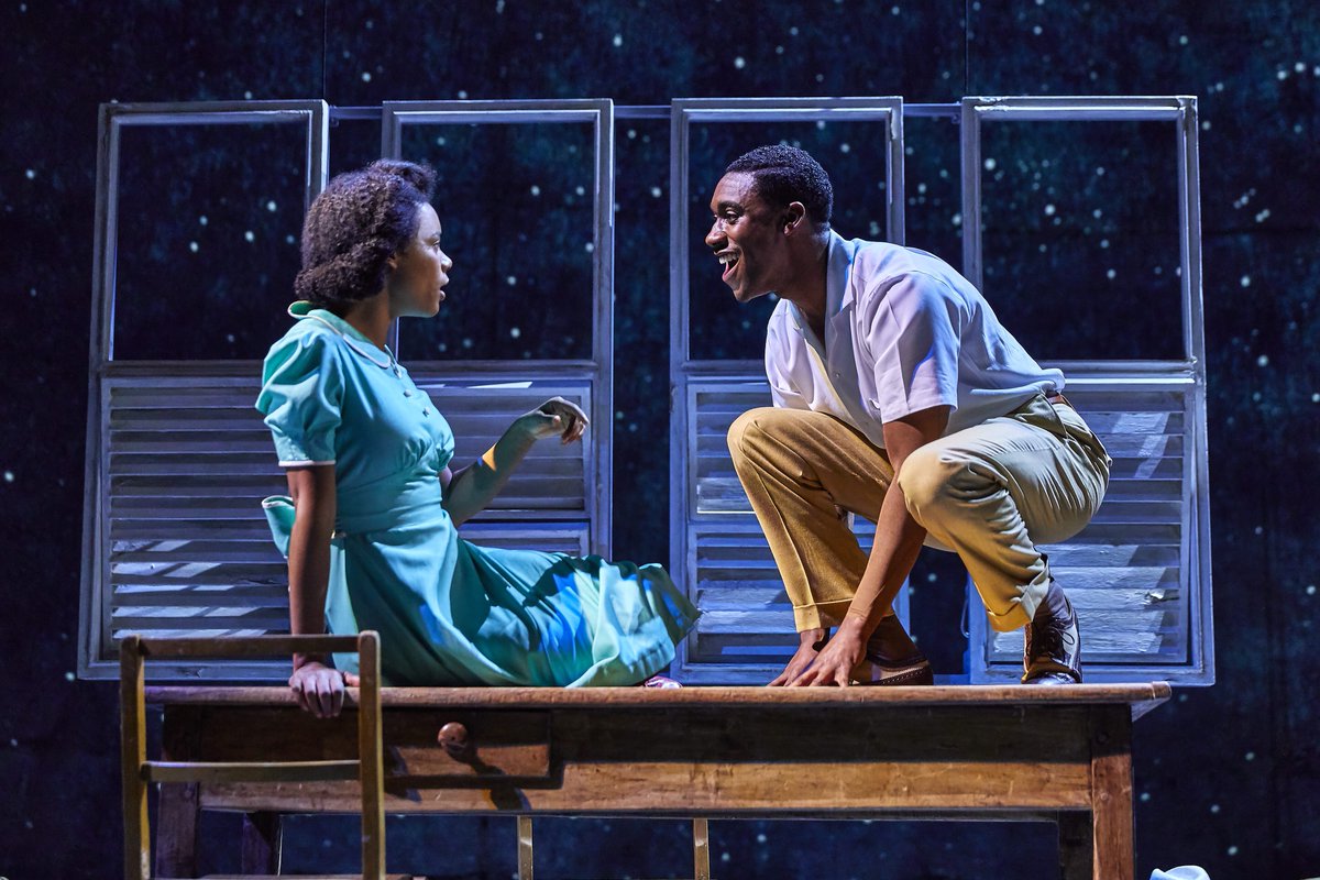 NationalTheatre's tweet photo. 'Andrea Levy’s Windrush epic makes momentous theatre. Skilfully adapted and staged with hurtling energy.' ★★★★★ The Guardian⠀
⠀
We cannot wait to share #SmallIsland with you next week. #NationalTheatreAtHome 🚢🌴☕ https://t.co/RsK9J6zxJA