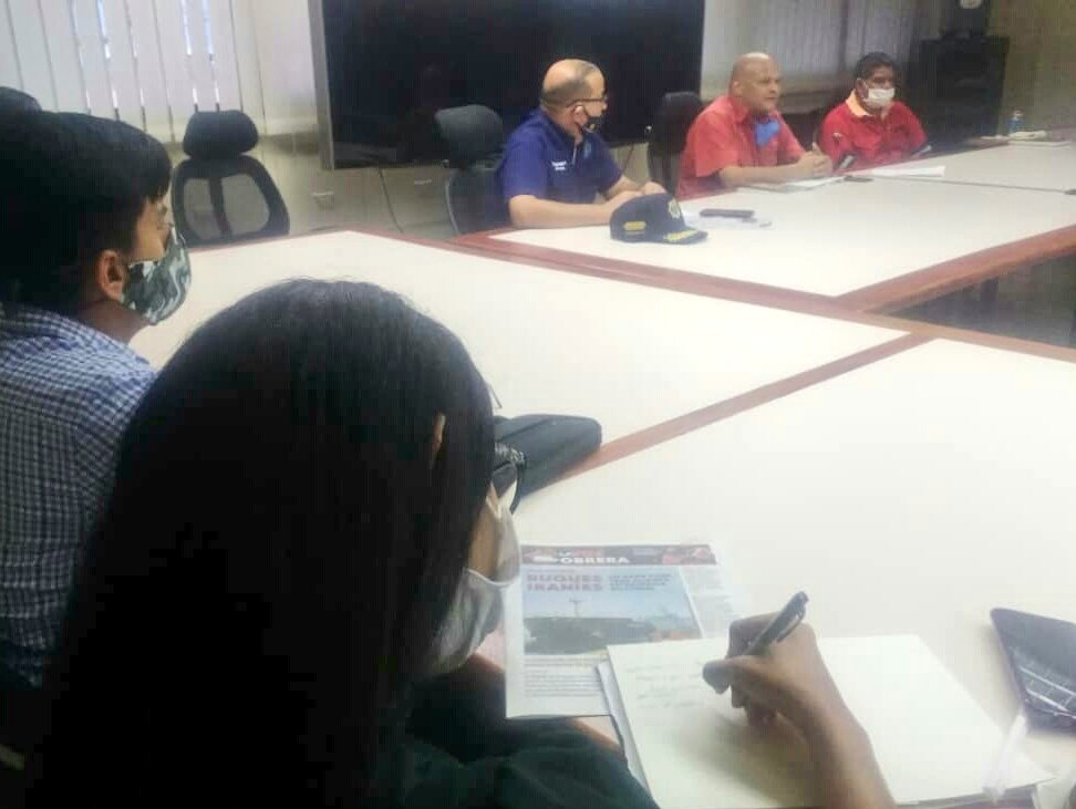 CBSTinfo's tweet photo. Zodi, Guardia Nacional, #FANB, #MinisterioPúblico, Secretaria de Seguridad Ciudadana, Circuito Judicial penal,#Futev, entre otros participan en mesa de trabajo para llegar a acuerdos que beneficien a los Trabajador@s en el reimpulso de @PDVSA. 2/2
#Plan7más7Seguro
@NicolasMaduro https://t.co/ZltO8K0rTN