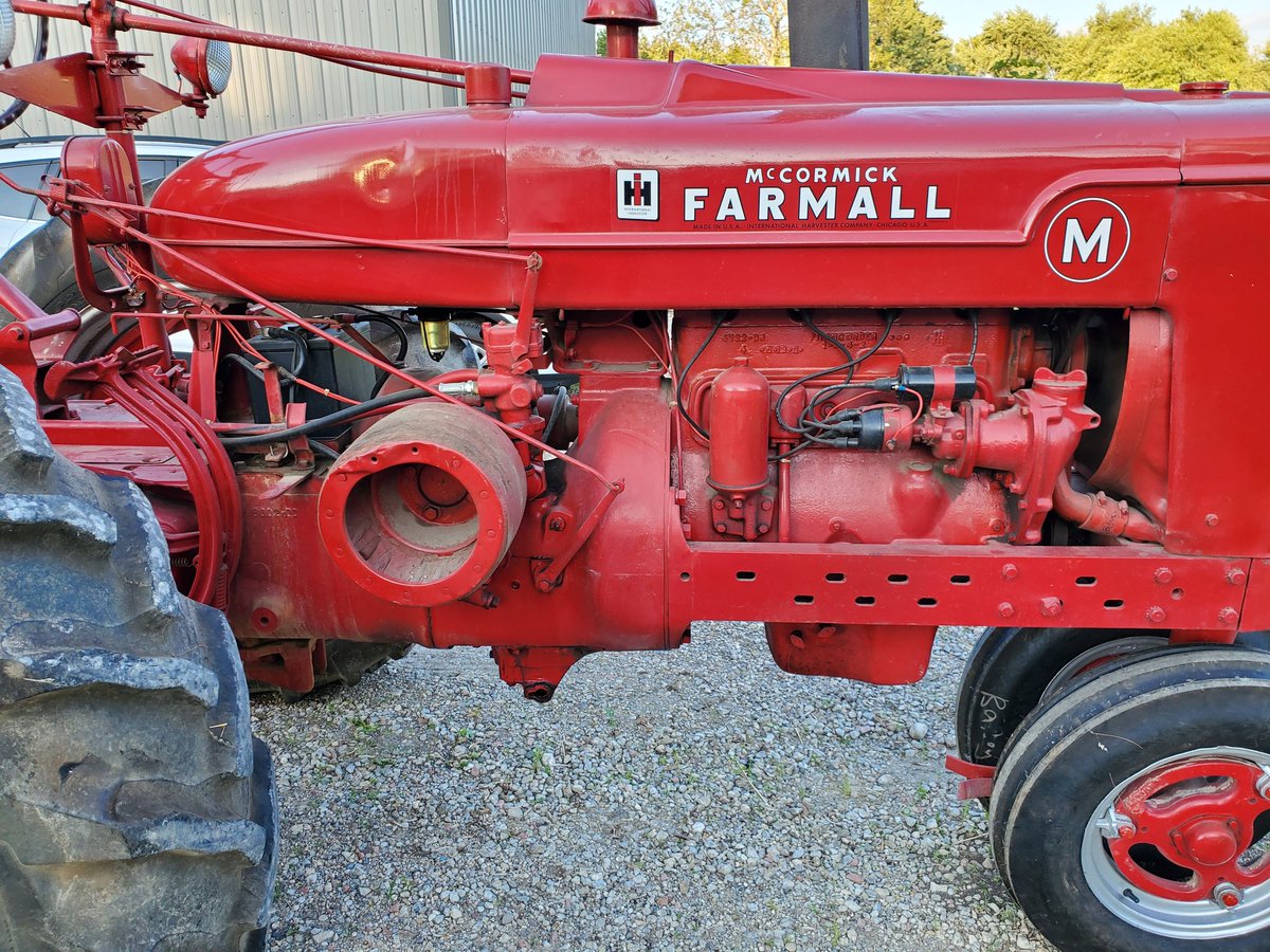 redfan24's tweet photo. Selling my 1949 Farmall M. Runs great, 2 new tires on front. 15-20 y.o. restoration. New ign. system. 

Asking $2100 DM for details
Located in Springfield, IL 
Tractor is local to Pawnee area. 

 RT's appreciated. https://t.co/ptAtnAyfKi