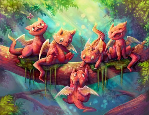 collective_dub's tweet photo. A clutch of baby dragons https://t.co/LeZxCFeZ5z