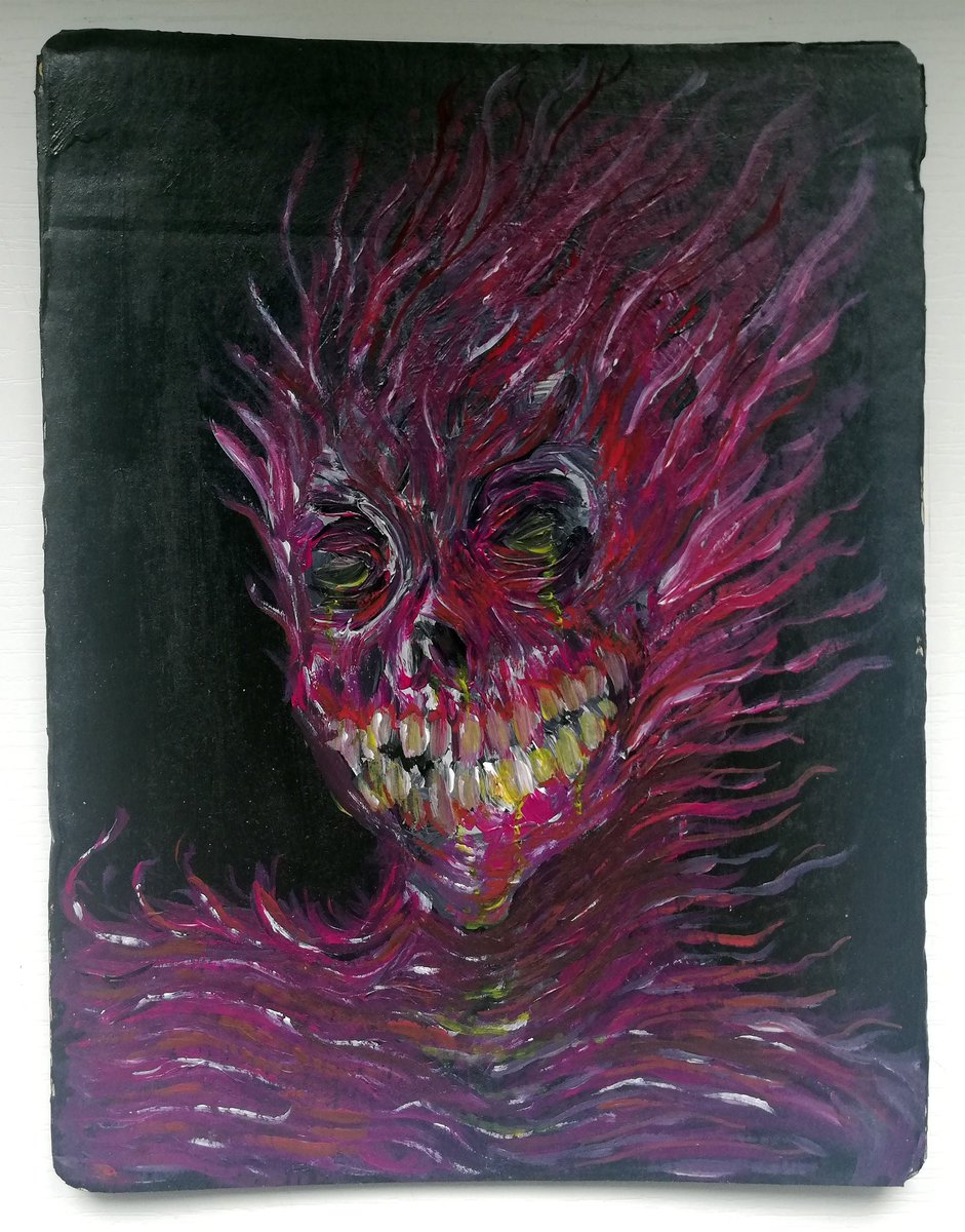 abrazodecactus's tweet photo. Nightmare in acrilic
.
.
#myart #draw #drawing #illustration #horrorart #traiditionalart https://t.co/XGSSpYUphs