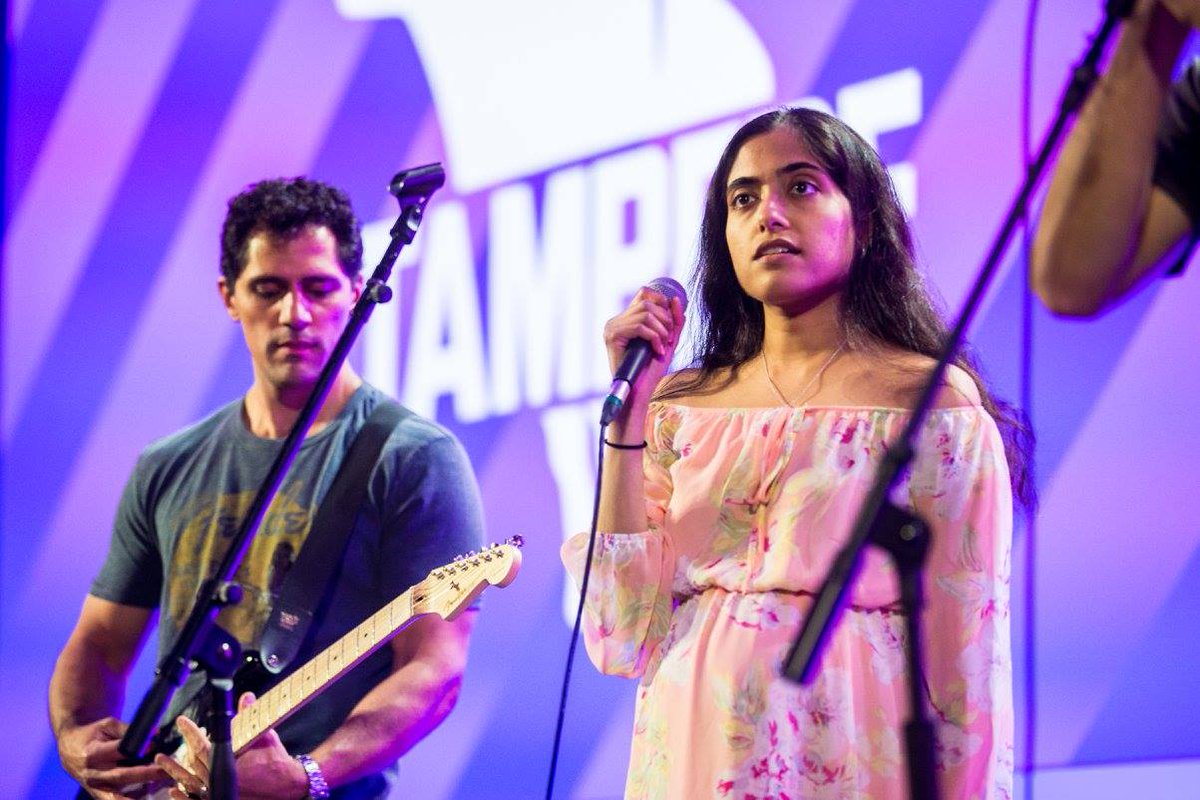 #TBT <a href="/bandstampede/">Stampede Band</a> playing to a packed crowd at Engage 2017. Wonder what they're up to these days... #bullhornengagex