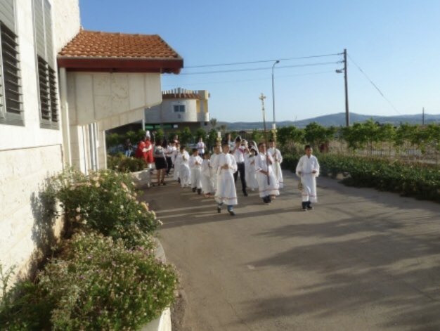Muqeibli المقيبلة is a town in the Jezreel Valley next to the West Bank borders. The town has a population of 230 Christians most of them are Roman Catholics. The parish is new and the church was built in 2005.