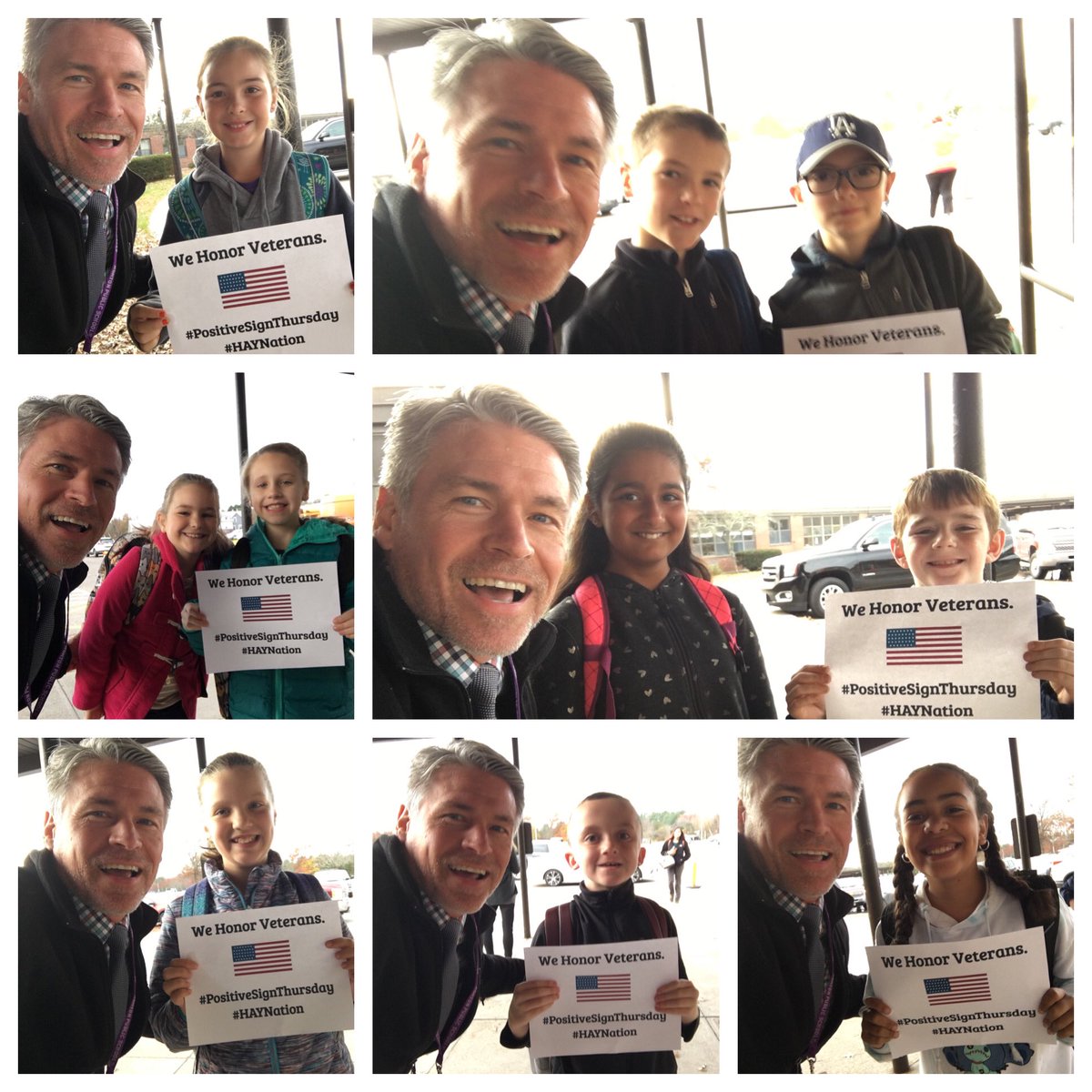 HAYSchoolNorton's tweet image. On this final #PositiveSignThursday I am reminded of all the excellent #PSTs we have had this year. It brightens my day and week each week to see our students run off the bus to get a picture. Their smiling faces are the reason why we do #PST each &amp;amp; every Thursday. #NPSWhatAYear