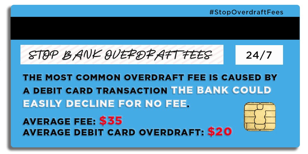 ConsumerFed's tweet photo. Congress, federal and state banking regulators, and banks and credit unions all have the ability to suspend overdraft fees during this crisis. #StopOverdraftFees
https://t.co/mTFEpRKQe3
@SpeakerPelosi
@SenSchumer
@SenateMajLdr
@RepMaxineWaters
@MikeCrapo https://t.co/DF1VpqKa9s