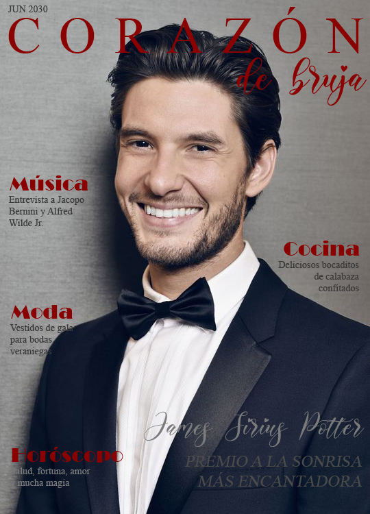 DailyNewEMR's tweet photo. ¡James Sirius Potter {@JamesSPottxr} ganador del premio la Sonrisa Más Encantadora de Corazón de Bruja! https://t.co/pPIgD3cQvA