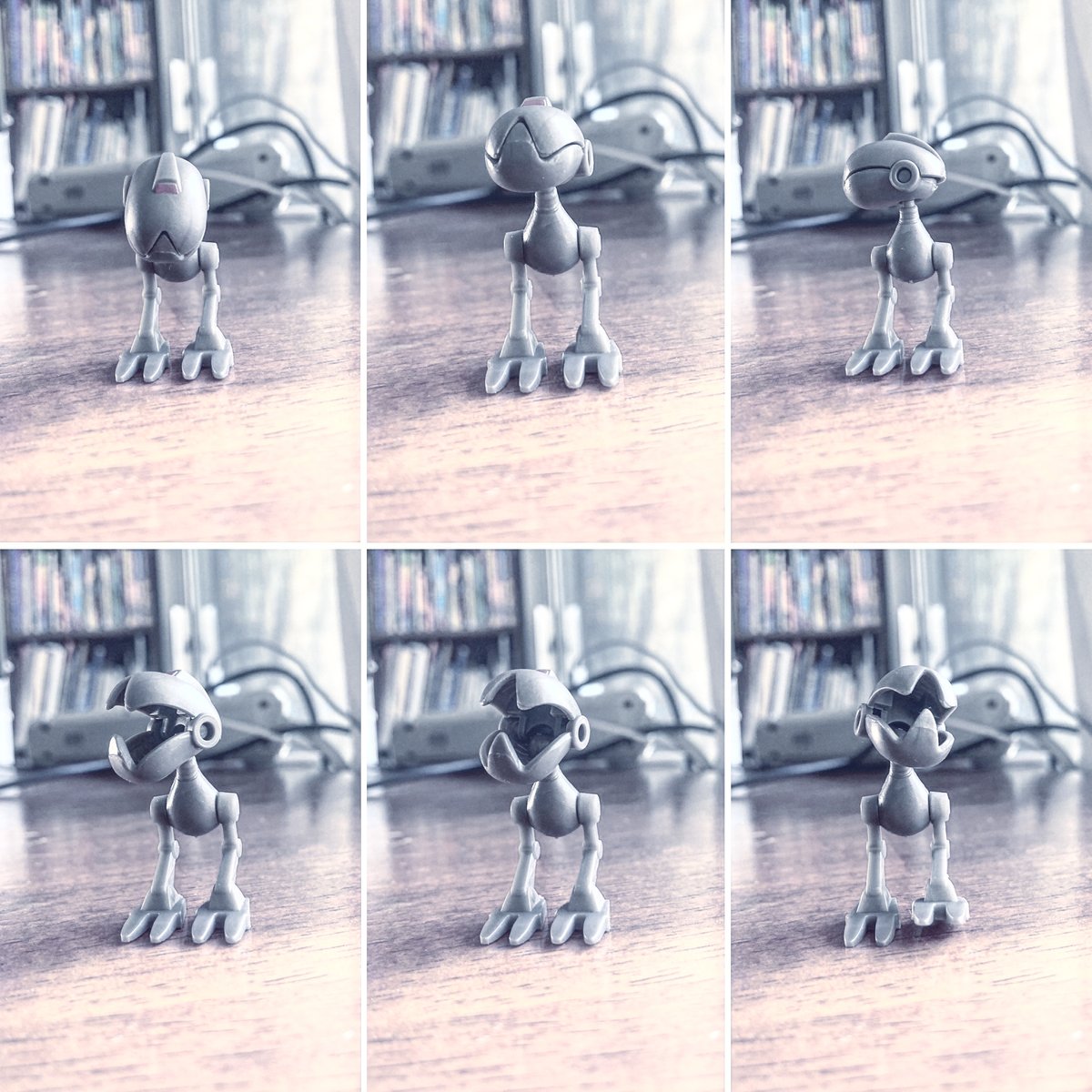 New Bot Day! It's a Mouser! M.O.U.S.E.R.S. are Mobile Offensive Underground Search Excavation and Retrieval Sentries. First appeared in Teenage Mutant Ninja Turtles #2 in 1984 and in many other <a href="/TMNT/">TMNT</a> media since then. Got it at <a href="/frankandsonshow/">Frank & Son Show</a> yesterday.