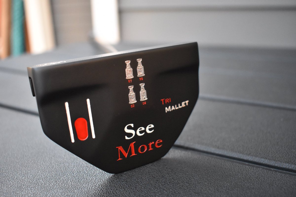 the_club_lab's tweet photo. Had the awesome honor to work with @realdarrenmccarty on this one!  Tribute to his 4 Stanley cups with the #redwings .
.
.
#scottycameron #scottycameroncustomshop #circlet #fortouruseonly #madeforthetour #camerongallery #tour #009 #newport2 #timeless #carbon #350g #ftuo https://t.co/NjOGzOYx1A