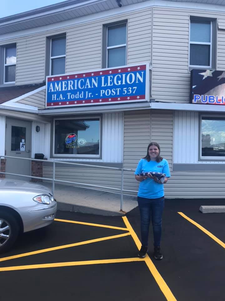 AllisTool's tweet photo. Retired our storm torn flag today and bought a round for our Veteran friends at Post 537. Cheers to all that served! https://t.co/vCRo1jvf2B