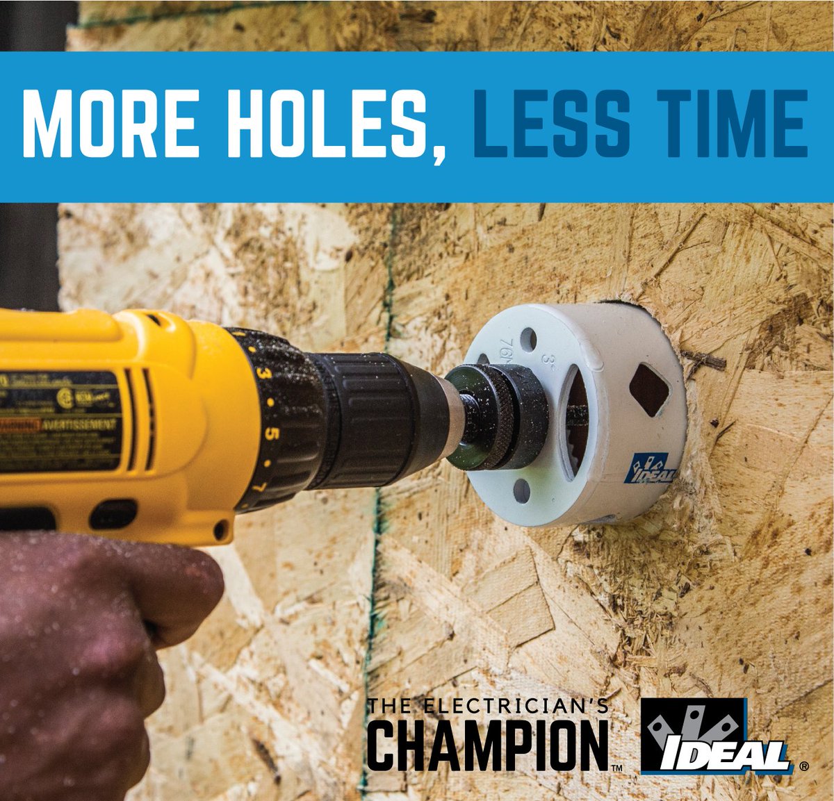 IDEALINDCanada's tweet photo. Our Bi-Metal Hole saws are designed with time savings and longevity in mind. Learn more: https://t.co/LntVqcsWgb #IDEALtools https://t.co/XIIKXehTxD