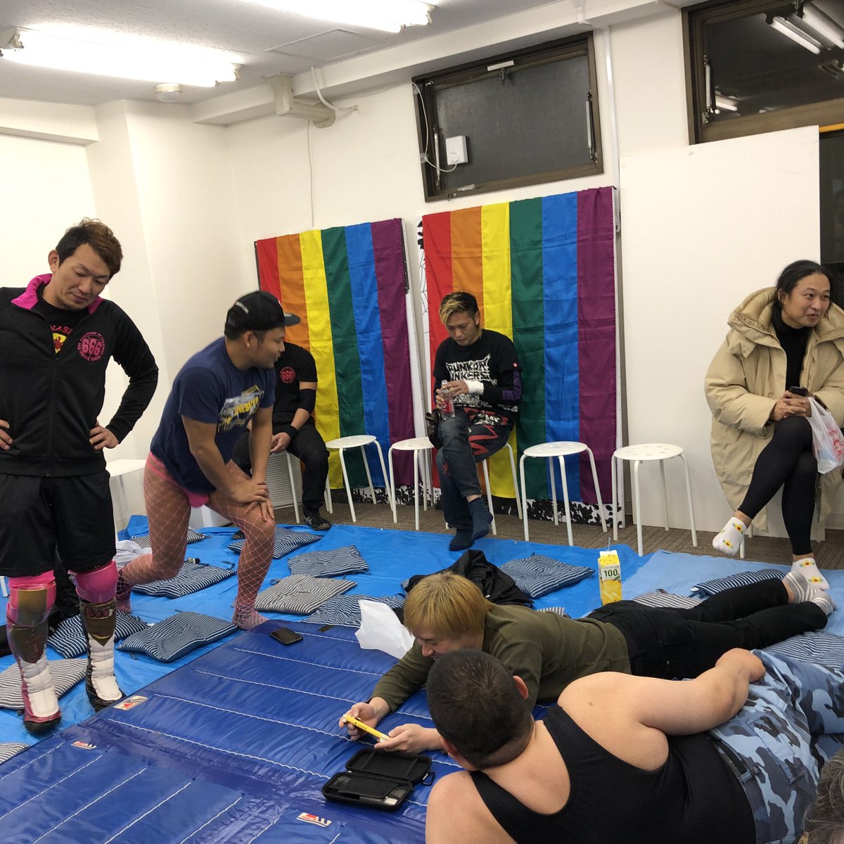 While the subject of LGBT is still pretty taboo in Japan, one of TripleSix’s biggest draws is that they reach out to the LBGT community and specifically have a joint brand for the community… 2ChoPro. #pr666