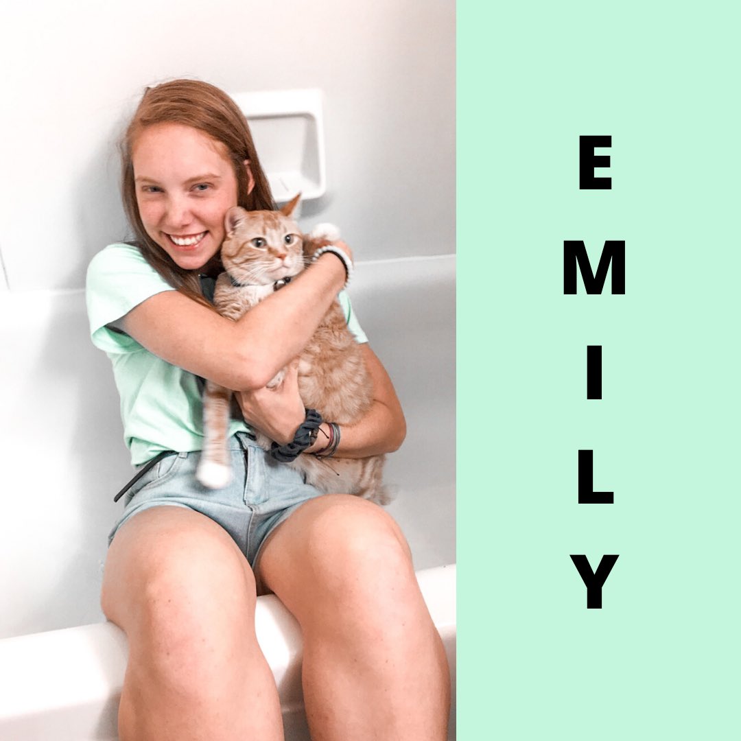 SIUEutd's tweet photo. Meet Emily, our Fundraising Director! Being new to the board, we know she will fall in love with everything UTD has to offer and come in with fresh new ideas for all our fundraising! Swipe to learn more about Emily! https://t.co/m5YHfYKOD7